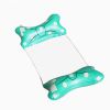 Inflatable Foldable Floating Row Summer Bow Knot With Net Recliner For Beach And Pool - Blue