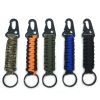 Mountaineering Survival Keychain Outdoor Hand Knitted Eagle Beak Buckle Keychain - Camouflage