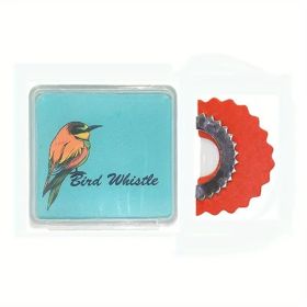 1pc Bird Whistle Toy, Magic Funny Bird Caller Tongue Tricks Whistle, Children Funny Sports - Red