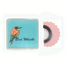1pc Bird Whistle Toy, Magic Funny Bird Caller Tongue Tricks Whistle, Children Funny Sports - Pink