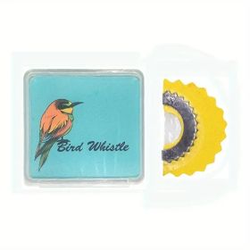 1pc Bird Whistle Toy, Magic Funny Bird Caller Tongue Tricks Whistle, Children Funny Sports - Yellow
