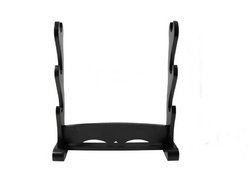 Wooden Stand for 3 Swords - Black - WS-3
