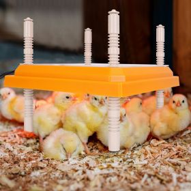 Chick Brooder Heating Plate 15W Chicken Brooder Heater with Adjustable Height Angle  - Heater