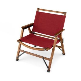 Outdoor Folding Camping Beach Chair - Red - Camping Chairs