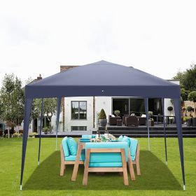 3 x 6m Home Use Outdoor Camping Waterproof Folding Tent with Carry Bag Blue - Blue