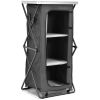Folding Camping Storage Cabinet with 3 Shelves and Carry Bag - L