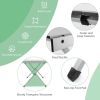 4-6 Person Portable Aluminum Camping Table with Carrying Bag - Gray