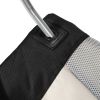 Medium Camping Chair Fishing Chair Folding Chair Black  white 36*23*41in - 1pc