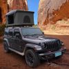 Trustmade Hard Shell Rooftop Tent 2mins Setup 100% Waterproof 50mm Mattress Pick Up Available - Black+Grey