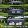 3 x 6m Home Use Outdoor Camping Waterproof Folding Tent with Carry Bag Blue - Blue