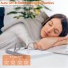 22.4x16.3in Large Weighted Heating Pad for Neck and Shoulders Electric Fast Heating Mat Neck Wrap Cushion Pain Relief  - Beige
