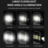 Portable Camping Fishing Multi-Modes Solar Powered USB Rechargeable Light - Black A - Flashlights