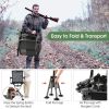 360 Degree Silent Swivel Hunting Chair - Black