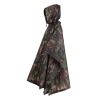 Multi-Usage Lightweight Hooded Rain Poncho Picnic Mat Blanket Sun Shelter - Camouflage - Camping supplies