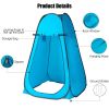 Portable Changing Shower Tent Room Outdoor Instant Pop Up Privacy Camping Toilet - as picture