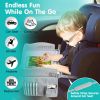 Kids Travel Tray Toddler Car Seat Lap Tray Kids Road Trip Table Tray - Grey