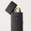 Touch Sensing USB Charging Lighter; Mini Electric Cigarette Lighter Arc Rechargeable USB Windproof Device; Gifts For Dad; Husband; Father's Day - Wisd