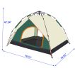 Camping dome tent is suitable for 2/3/4/5 people, waterproof, spacious, portable backpack tent, suitable for outdoor camping/hiking - as Pic