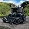 Trustmade Hard Shell Rooftop Tent 2mins Setup 100% Waterproof 50mm Mattress Pick Up Available - Black+Grey