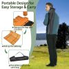 Folding Outdoor Camping Table with Carrying Bag for Picnics and Party - Natural