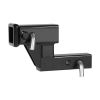 Trailer Receiver Hitch Extender Extension Adapter with Hitch Pin - Black - 6-3/4 inch