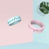 Outdoor Survival Luminous Silicone Ring Three Colors Optional Outdoor Camping Supplies - Pink - 1pc