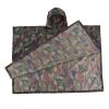 Multi-Usage Lightweight Hooded Rain Poncho Picnic Mat Blanket Sun Shelter - Camouflage - Camping supplies