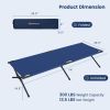 Adults Kids Folding Camping Cot - Blue