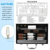 126Pcs Universal Gun Cleaning Kit Gun Cleaning Brushes Mops with Carrying Case for Rifles Pistols Handguns Shotguns - CleaningKit