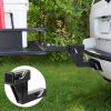 Trailer Receiver Hitch Extender Extension Adapter with Hitch Pin - Black - 9 inch