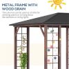 Gazebo with Galvanized Steel Roof (Swiship-Ship)(Prohibited by WalMart)Original 24533418 - as picture