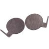 6pcs Target Dualing Tree AR500 steel plates 6" x 3/8" Pads Shooting Tree - as picture