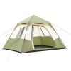 6 Person Camping Tent Setup in 60 Seconds with Rainfly & Windproof Tent with Carry Bag for Family Camping & Hiking - As shown