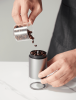 Portable electric coffee bean grinder (vehicle wireless charging grinding 25 cups / time, 5600 mAh lithium capacity, coffee bean capacity 25g) - PSNKM