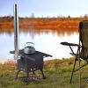 Camping Stove Black 57.5*31*37cm - Black