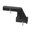 Trailer Receiver Hitch Extender Extension Adapter with Hitch Pin - Black - 9 inch