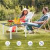 Folding Outdoor Camping Table with Carrying Bag for Picnics and Party - Gray