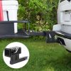 Trailer Receiver Hitch Extender Extension Adapter with Hitch Pin - Black - 6-1/2 inch