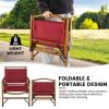 Outdoor Folding Camping Beach Chair - Red - Camping Chairs