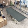 28.5 Inch Extra Wide Sleeping Cot for Adults with Carry Bag - Gray