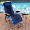 Oversize Folding Adjustable Padded Zero Gravity Lounge Chair - Blue