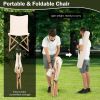 Outdoor Butterfly Chair Camping Chairs 2 Pack - Beige - Camping Chairs