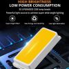 Portable Camping Fishing Multi-Modes Solar Powered USB Rechargeable Light - Black B - Flashlights