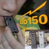 Stainless Whistle Double Tube Lifesaving Emergency SOS Outdoor Survival Whistle - Golden