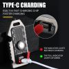 Multi-functional Rechargeable Mini LED Flashlight  - Black A - Flashlights