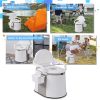 Outdoor Portable Toilet/Portable Travel Toilet for Camping /Hiking Toilet / /Fishing Toilet‚Ä¶/ - Off-White