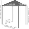 Gazebo with Galvanized Steel Roof (Swiship-Ship)(Prohibited by WalMart)Original 24533418 - as picture