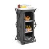 Folding Camping Storage Cabinet with 3 Shelves and Carry Bag - L
