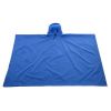 Multi-Usage Lightweight Hooded Rain Poncho Picnic Mat Blanket Sun Shelter - Blue - Camping supplies