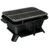 Heavy Duty Cast Iron Tabletop BBQ Grill Stove for Camping Picnic - Black